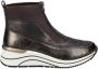 Remonte Metallic Bruine Elastische Damesschoenen Brown Dames - Thumbnail 4
