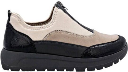 Remonte Plateausneakers Lage schoen casual sneaker met lakdetails