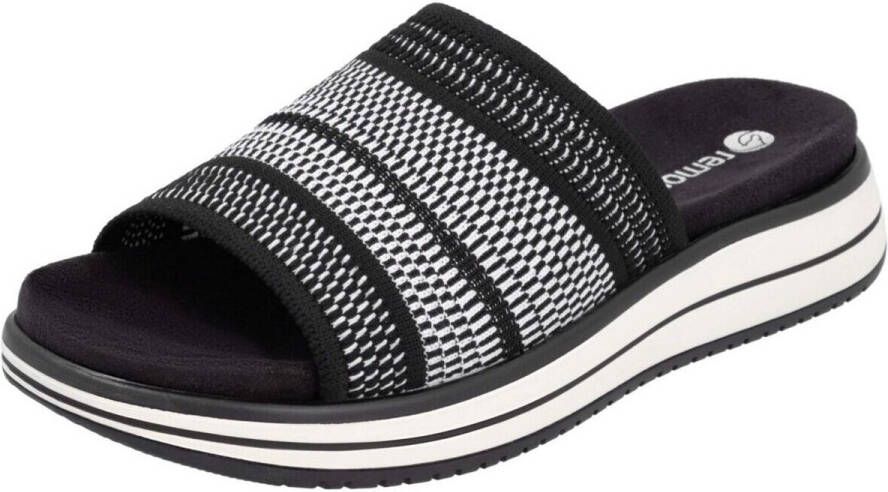 Remonte Slippers sleehak zomerschoen slippers met praktische elastische rand