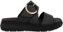 Remonte Slippers wig hak zomerschoen gemaksschoen met klittenband - Thumbnail 3