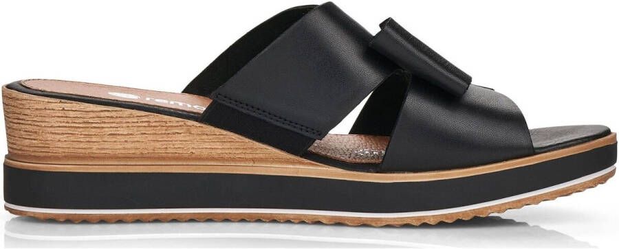 Remonte Slippers sleehak zomerschoen met mooie sierstrik - Foto 3