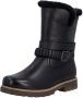 Remonte Zwarte Leren Bikerboots Dames Zwart - Thumbnail 2