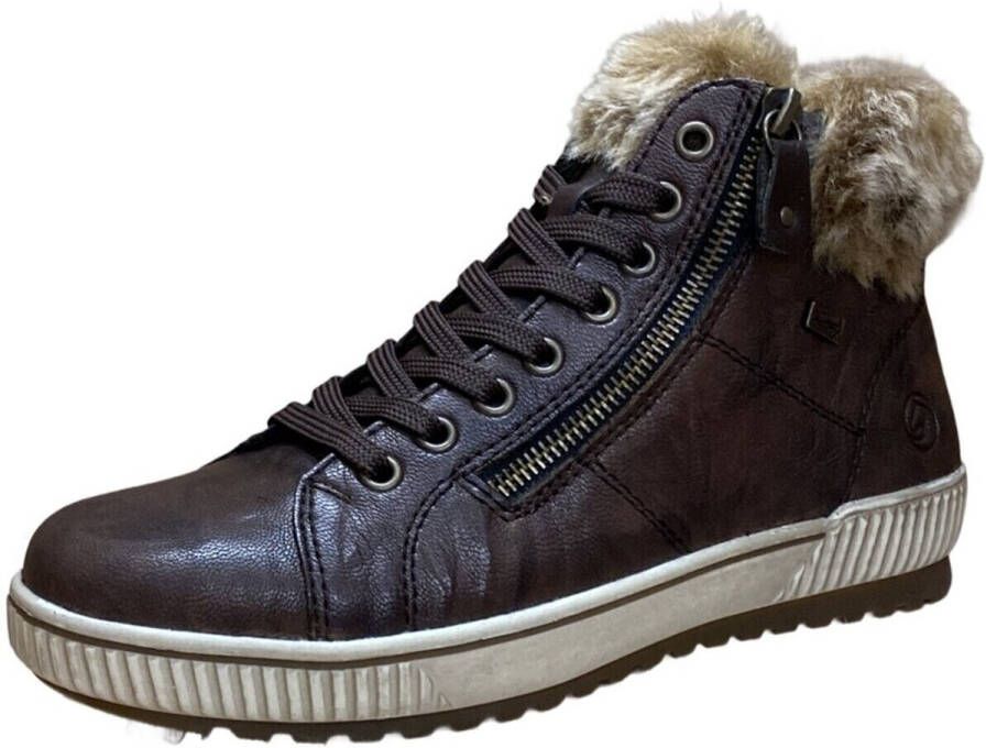 Remonte Winterlaarzen plateau outdoorschoen veterschoenen met waterafstotende tex-membraan