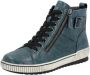 Remonte Plateausneakers vrijetijdsschoen high-top sneaker veterschoen met trendy siergesp - Thumbnail 1