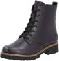 Remonte Veterschoenen blokhak veterschoen enkellaars in used look - Thumbnail 4