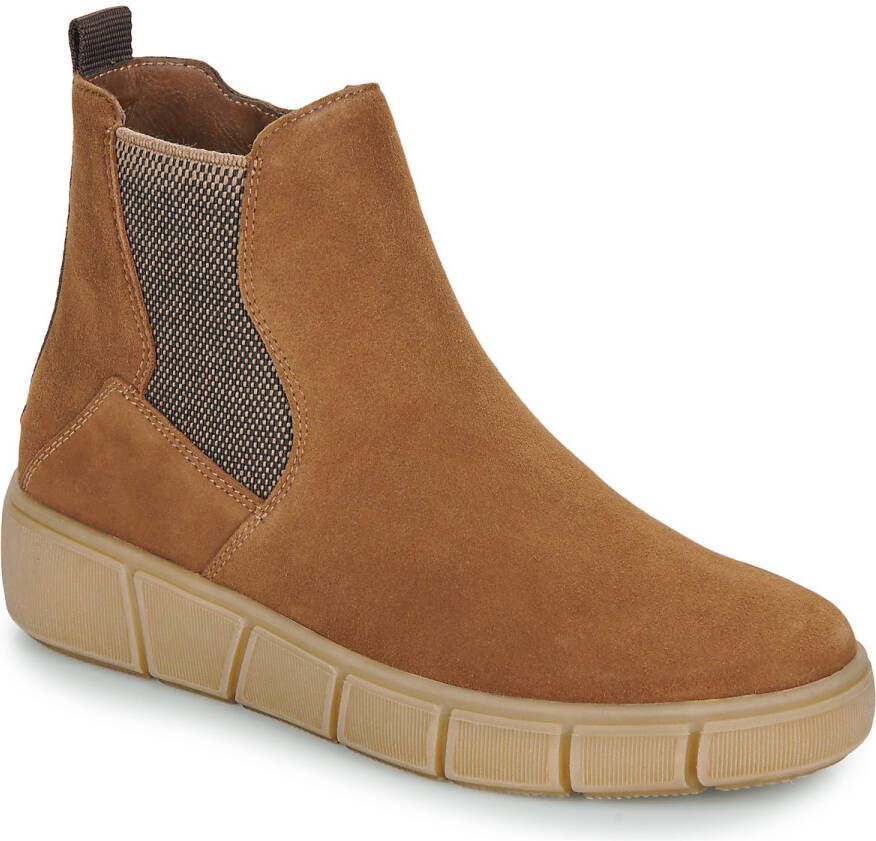 Remonte Chelsea-boots plateau enkellaars ankleboots met extra ritssluiting