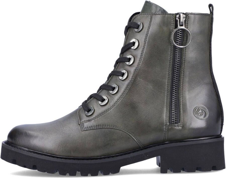 Remonte Veterlaarsjes blokhak laarsjes veterschoenen flats in used look - Foto 12
