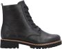 Remonte Veterschoenen blokhak veterschoen enkellaars in used look - Thumbnail 4