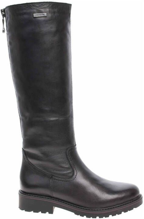 Remonte Zwarte Gesloten Enkellaarzen Black Dames