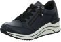 Remonte Sneakers met sleehak vrijetijdsschoen lage schoen veterschoen met riekertex-membraan - Thumbnail 1