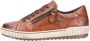 Remonte Plateausneakers vrijetijdsschoen lage schoen veterschoen met buitenrits - Thumbnail 4
