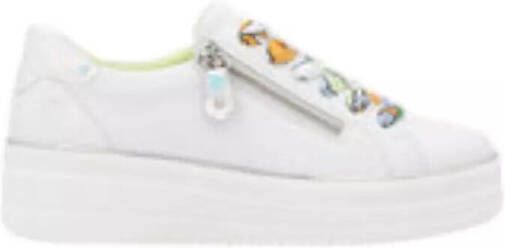 Remonte Plateausneakers vrijetijdsschoen lage schoen veterschoen met zijrits