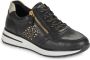 Remonte Zwarte Lite 'n Soft Sneakers met Gouden Details Black - Thumbnail 3