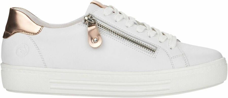 Remonte Plateausneakers met soft-foam binnenzool vrijetijdsschoen lage schoen veterschoen - Foto 4