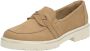 Remonte Comfortabele leren instapper in warme cognackleur Beige Dames - Thumbnail 9