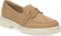 Remonte Comfortabele leren instapper in warme cognackleur Beige Dames - Thumbnail 3