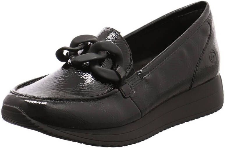 Remonte -Dames zwart ballerina's & mocassins