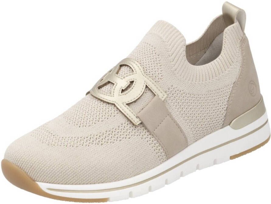 Remonte Slip-on sneakers vrijetijdsschoen lage schoen slipper met elastische band aan de schacht