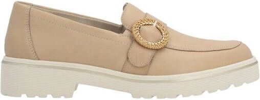 Remonte Loafers Chunky slipper plateau slipper met moderne vlecht-siergesp