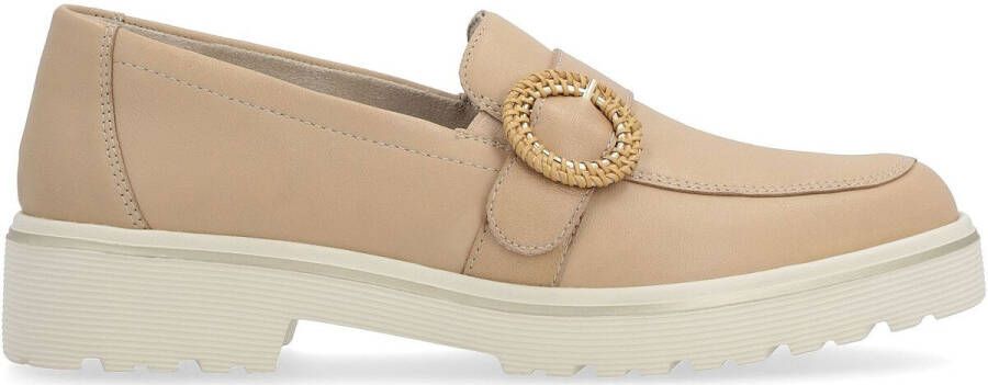 Remonte Loafers Chunky slipper plateau slipper met moderne vlecht-siergesp