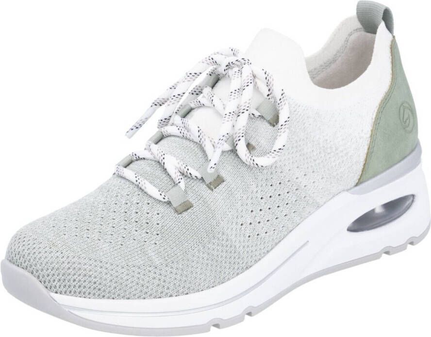 Remonte Slip-on sneakers freizeitschoen lage schoen slipper met modieuze sleehak