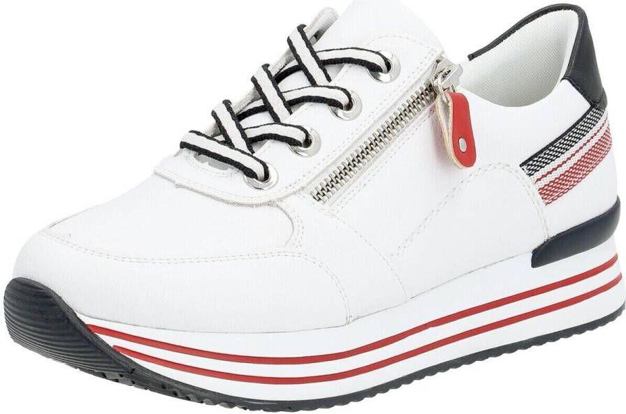 Remonte Plateausneakers met verwisselbare voetbed vrijetijdsschoen lage schoen veterschoen