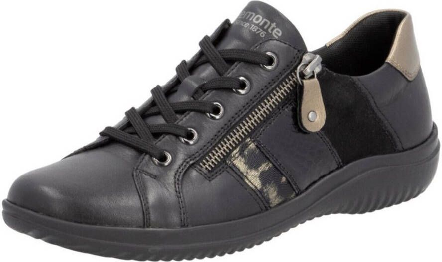Remonte Veterschoenen vrijetijdsschoen lage schoen veterschoen met zijrits - Foto 2