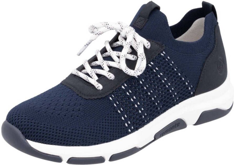 Remonte Slip-on sneakers vrijetijdsschoen lage schoen slipper instapschoen met aantrek-lussen