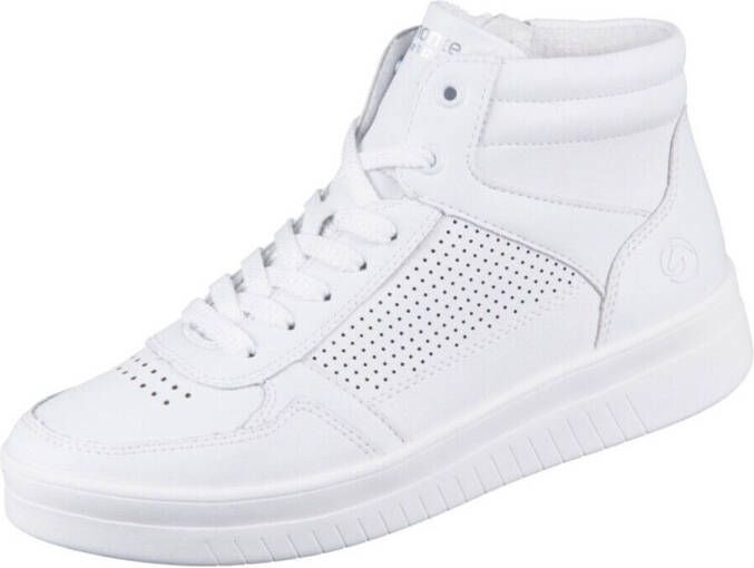 Remonte Plateausneakers vrijetijdsschoen veterschoen high top sneaker met contrasterende afwerking