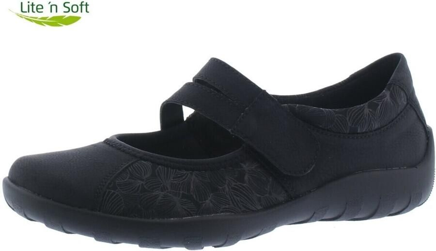 Remonte Ballerina's Slipper instapschoen slip-on sneaker met subtiele slangenlook - Foto 2