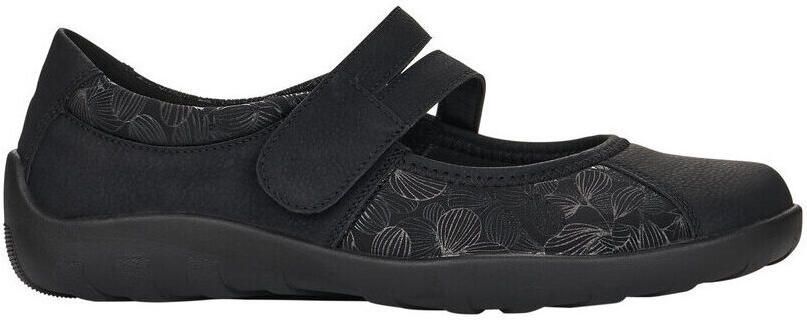 Remonte Ballerina's Slipper instapschoen slip-on sneaker met subtiele slangenlook