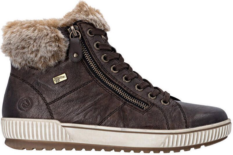 Remonte Winterlaarzen plateau outdoorschoen veterschoenen met waterafstotende tex-membraan