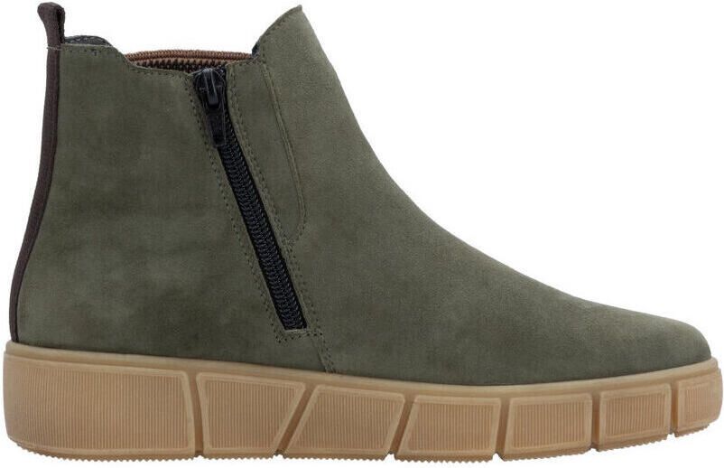 Remonte Chelsea-boots plateau enkellaars ankleboots met extra ritssluiting