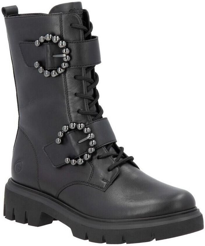 Remonte Veterlaarsjes blokhak herfstmode veterschoenen met binnenrits