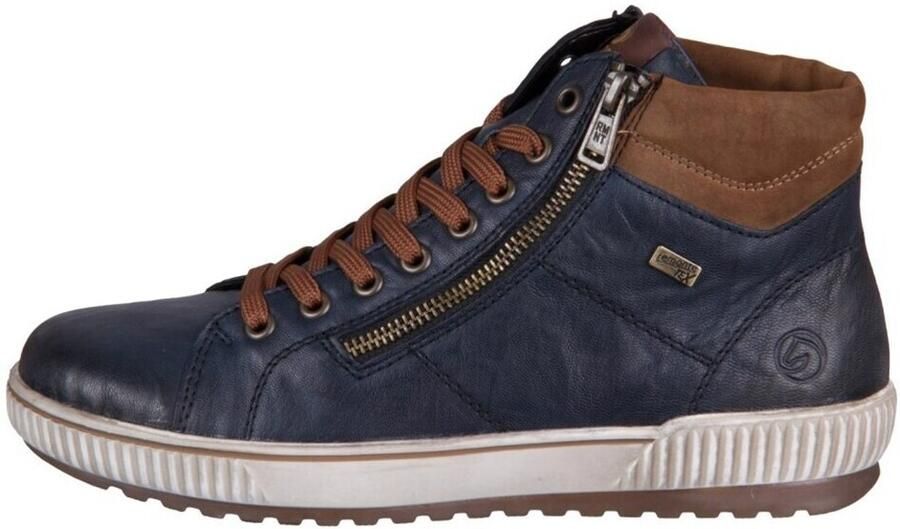 Rieker Remonte Veterboot D0772-16 Blauw Combi Warm Gevoerd - Foto 9