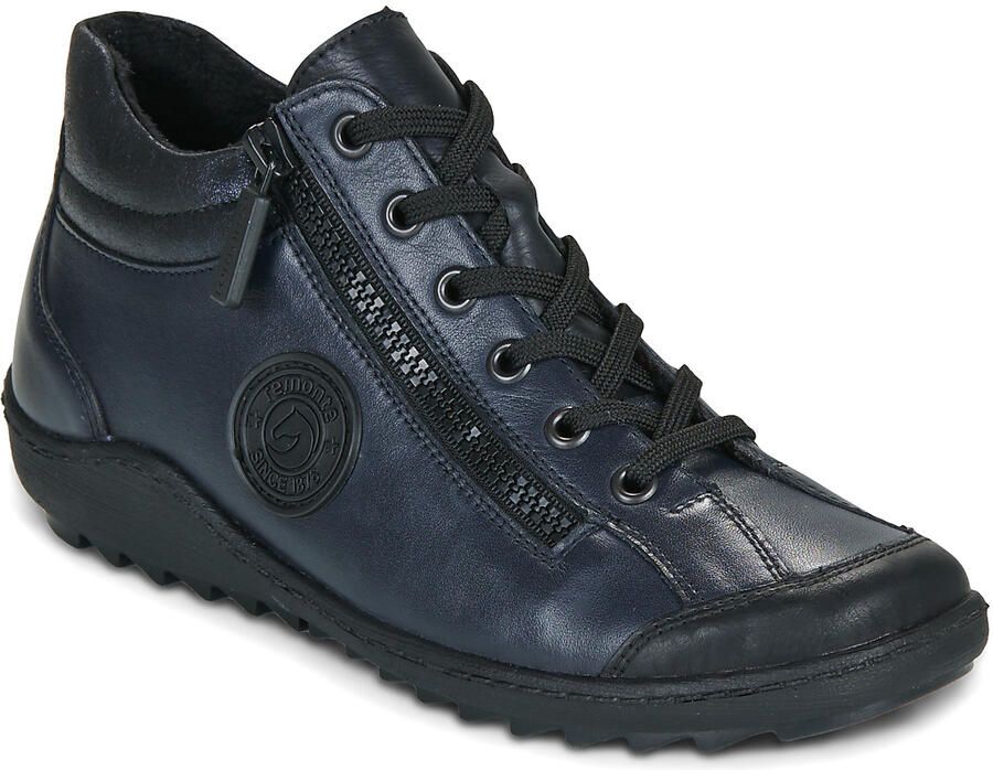 Remonte Veterschoenen flats comfortschoenen laarzen met zijrits - Foto 6
