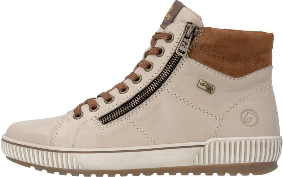 Remonte D0772-62 Veterschoenen Beige en Bruin Leer Dames Beige - Foto 4