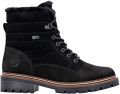 Remonte Winterlaarsjes Elisabeth Hurley-Collection Veterboots met waterafstotend TEX-membraan en fiber grip - Zwart