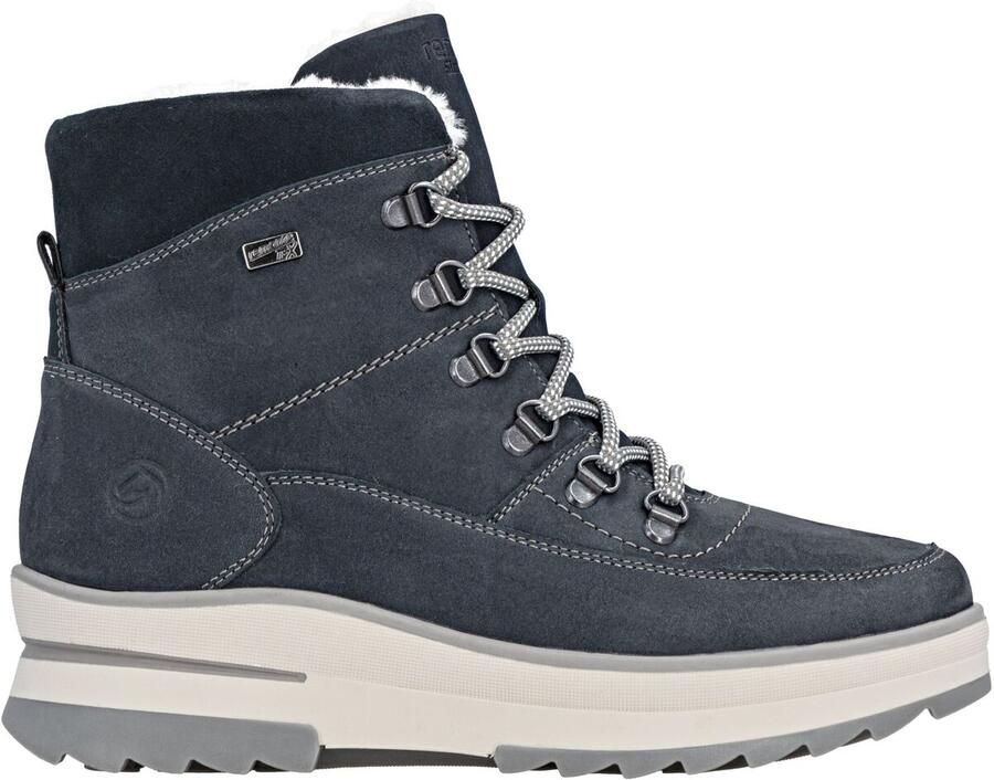 Remonte Blauwe Veterschoenen van Leer