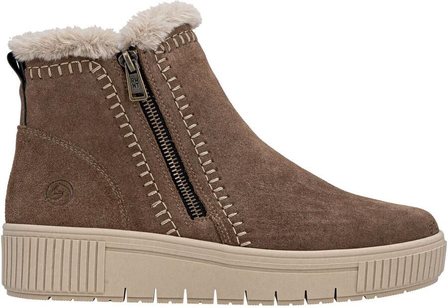 Remonte Beige Suede Dames Boots Beige