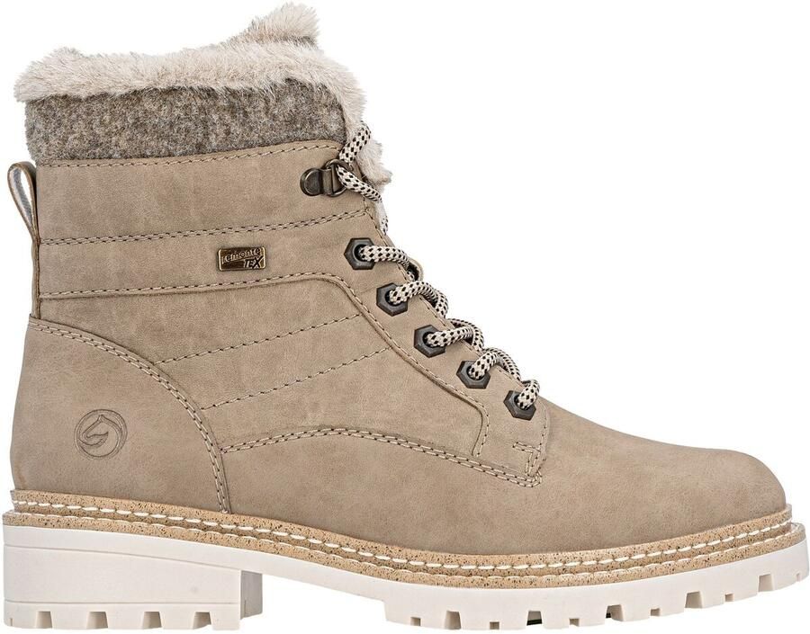 Remonte Winterlaarsjes Elisabeth Hurley-Collection Veterboots met waterafstotend TEX-membraan en fiber grip