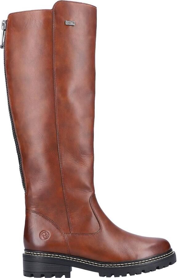 Remonte Laarzen blokhak business schoen lange laarzen met rits aan de binnenkant - Foto 3