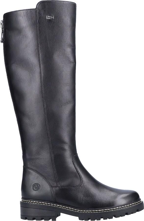 Remonte Laarzen blokhak business schoen lange laarzen met rits aan de binnenkant - Foto 4