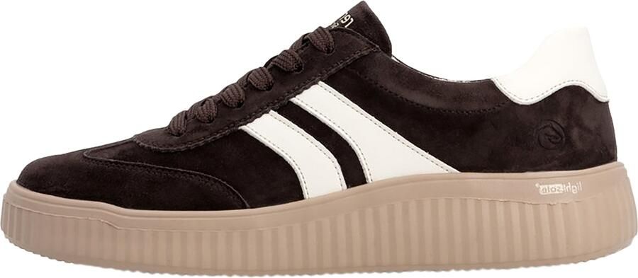 REMONTE Sneakers laag chocoladebruin wit - Foto 2