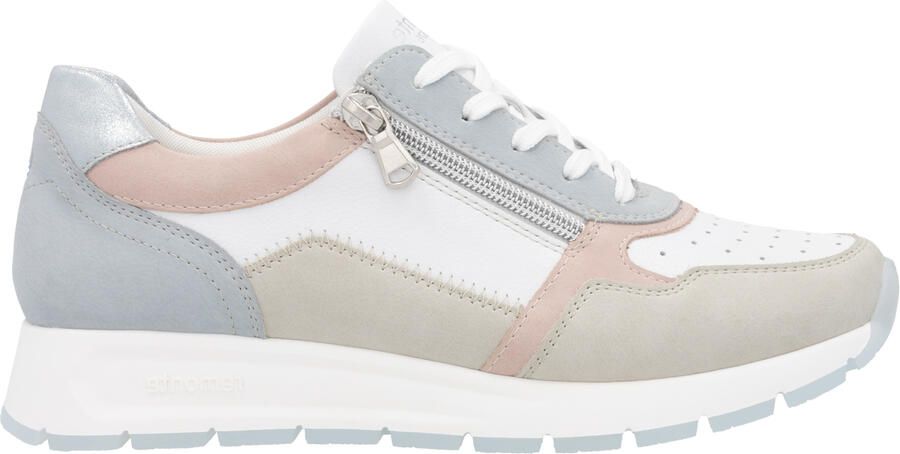 Remonte Sneakers met sleehak vrijetijdsschoen halfschoen veterschoen met gepolsterde schacht