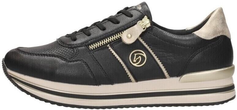Remonte Plateausneakers vrijetijdsschoen lage schoen veterschoen met zijrits - Foto 6
