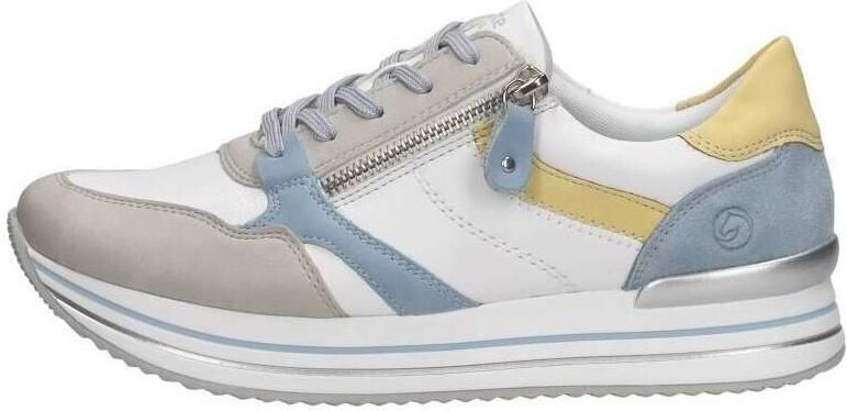 Remonte Lente sneaker met frisse accenten Multicolor Heren - Foto 7