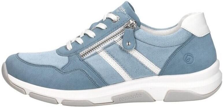 Remonte D1S04-10 Sneakers Blauw Leer en Suede Dames Blauw - Foto 13