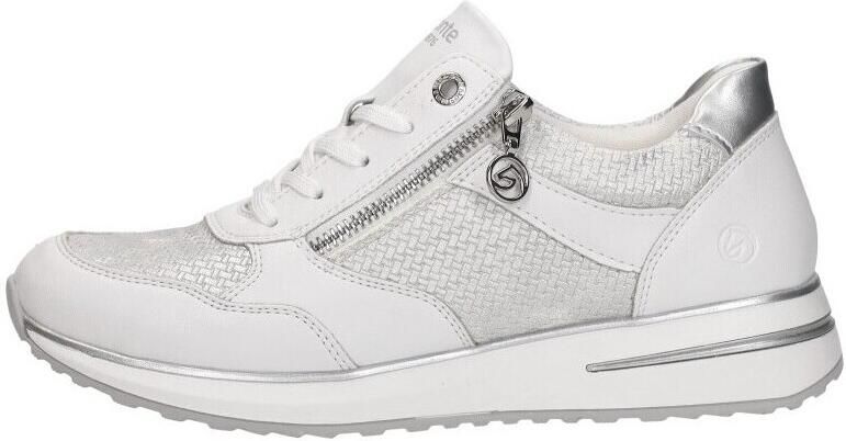Remonte D1G08-80 Sneakers Wit Zilver Leer Dames Wit - Foto 9