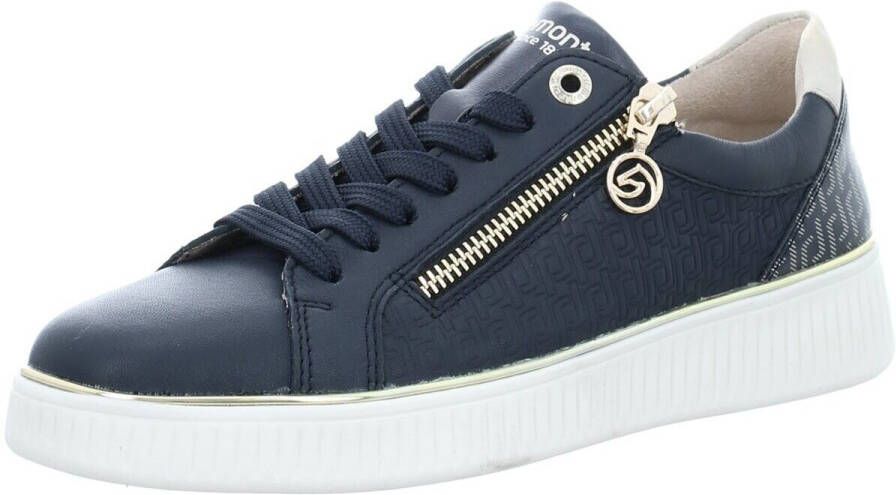 Remonte Plateausneakers vrijetijdsschoen lage schoen veterschoen met zijrits